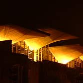 The Market Hall at night